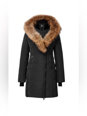 Mackage KAY Down coat with natural fur Signature Mackage Collar